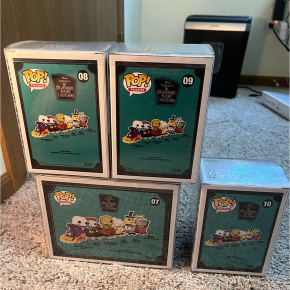 Disney Nightmare Before Christmas Funko Pop! Trains Set (NIB) - Picture 7 of 12